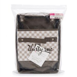 Thirty One Your Way Rectangle In Taupe Gingham  31 Home New